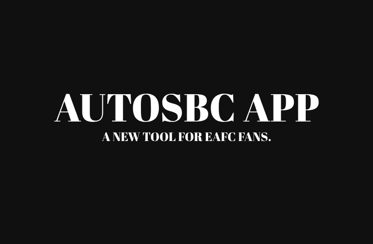 AutoSBC App: A New Tool for EAFC Fans.